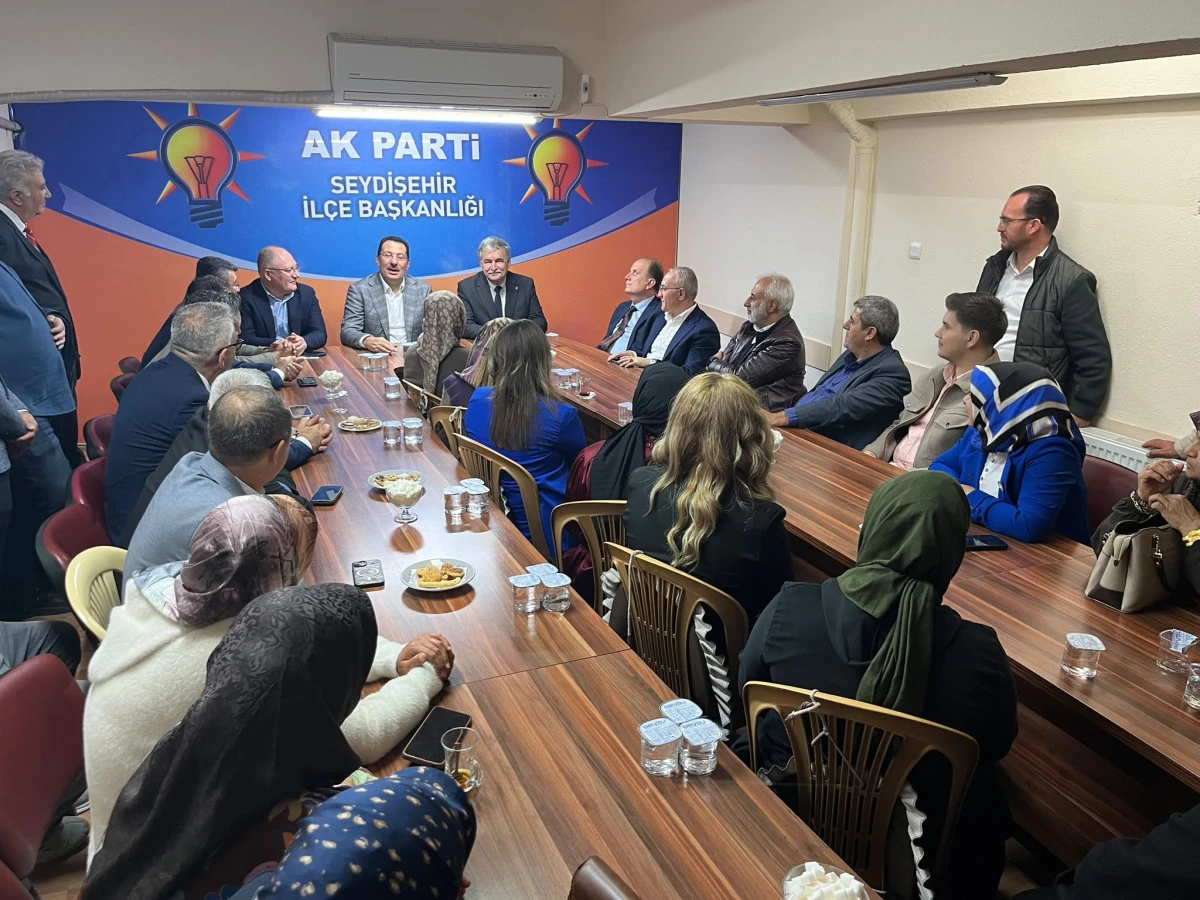 AK PARTİ GENEL BAŞKAN YARDIMCISI YAVUZ DAN SEYDİŞEHİR TEŞKİLATINA ZİYARET 