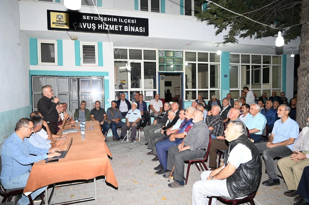 BAŞKAN USTAOĞLU, &Ccedil;AVUŞ MAHALLESİ&rsquo;NDE HEMŞEHRİLERİYLE BULUŞTU