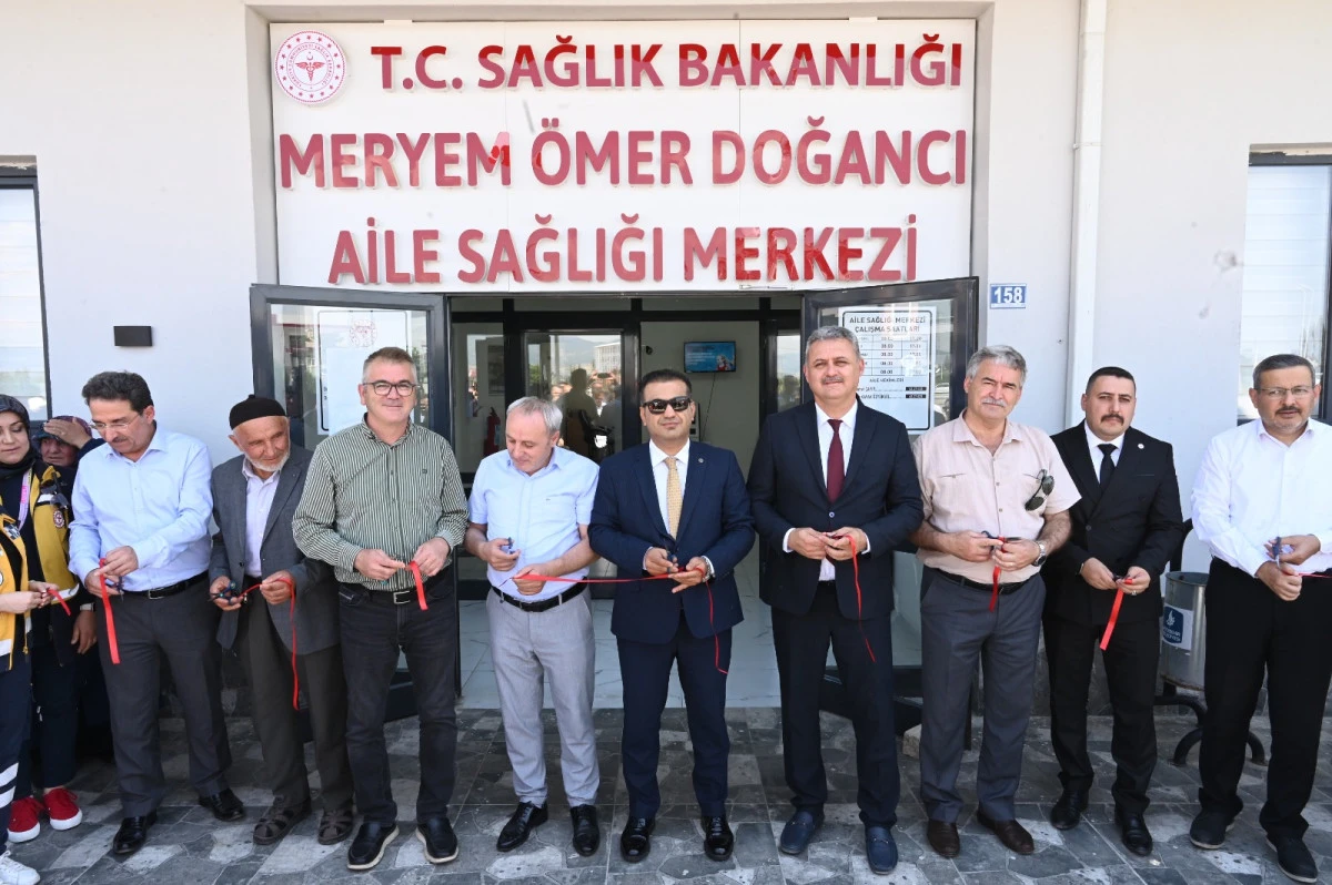 MERYEM &Ouml;MER DOĞANCI AİLE SAĞLIĞI MERKEZİ HİZMETE A&Ccedil;ILDI