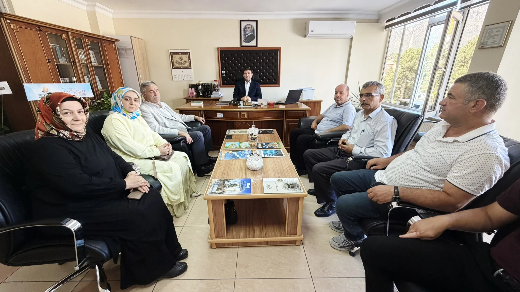 SEYDİŞEHİR AK PARTİDEN M&Uuml;FT&Uuml; KIZMAZ A ZİYARET 