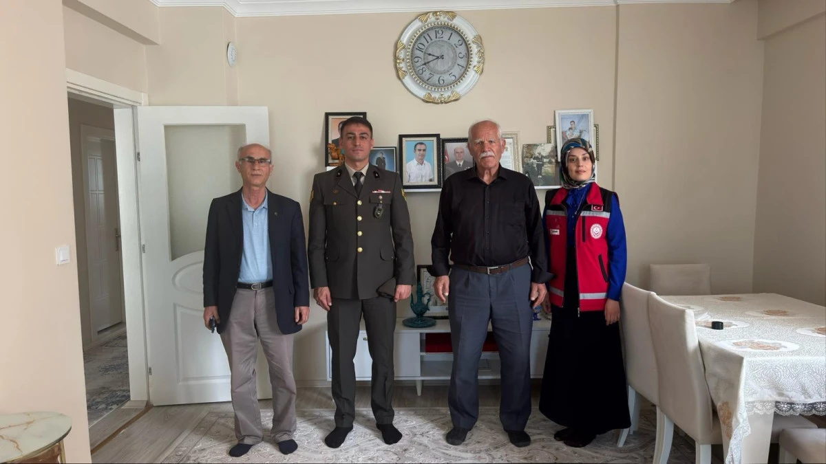 Seydişehir&rsquo;de Şehit Ailelerine Bayram &Ouml;ncesi Anlamlı Ziyaret