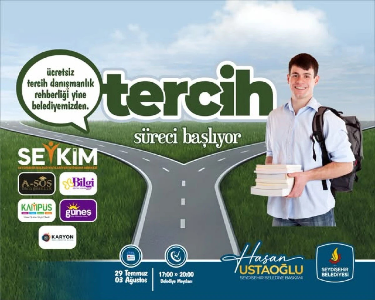 SEYKİM'DEN &Ouml;ĞRENCİLERE &Uuml;CRETSİZ YKS TERCİH DANIŞMANLIĞI