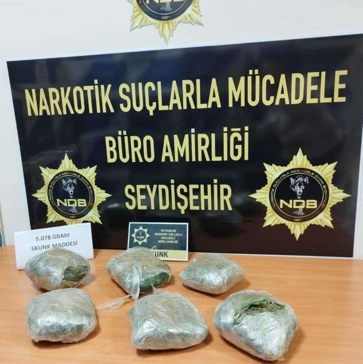 Uyuşturucu operasyonunda 1 kişi tutuklandı